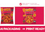 convert ai packaging, ai generated packaging design into vector print ready file